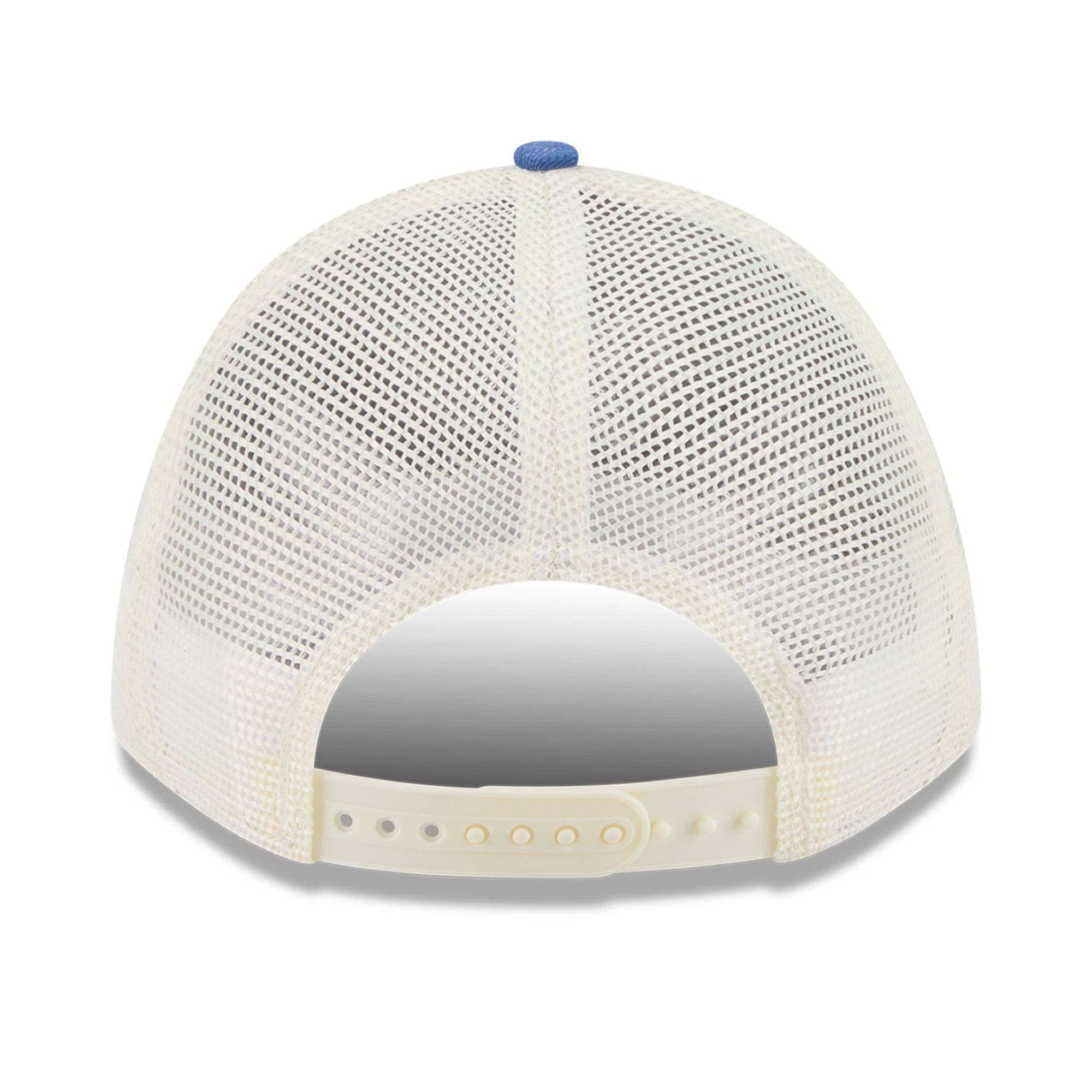 Casquette trucker ajustable New Era Royal Indianapolis Colts 9FORTY A-Frame M-Crown pour jeunes fans des Colts d'Indianapolis