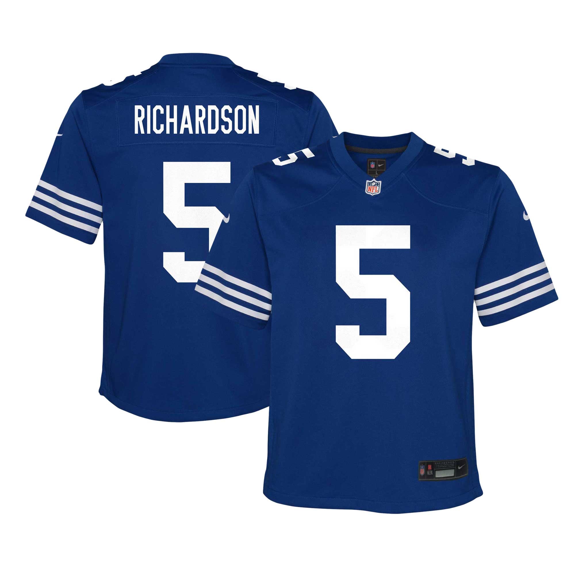 Maillot Nike Anthony Richardson Sr. Royal Indianapolis Colts pour jeune