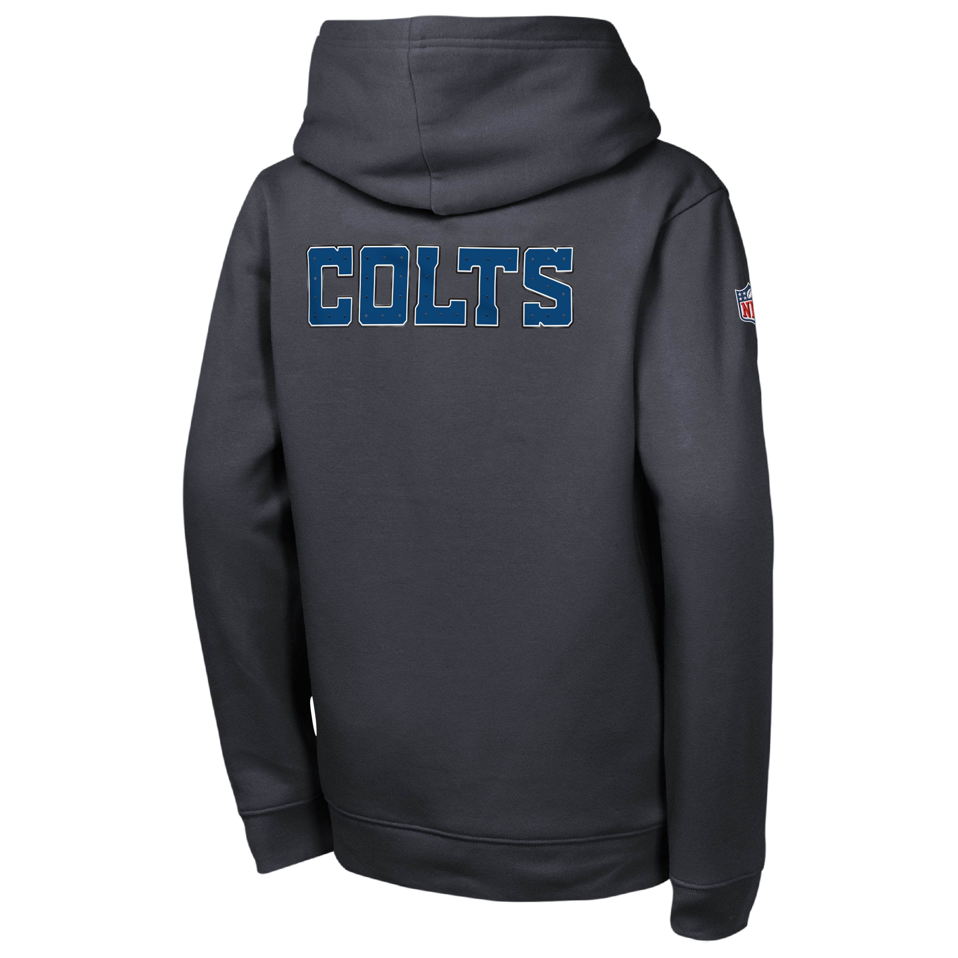 Youth Nike  Anthracite Indianapolis Colts 2026 Rivalries Collection Sideline Club Fleece Pullover Hoodie