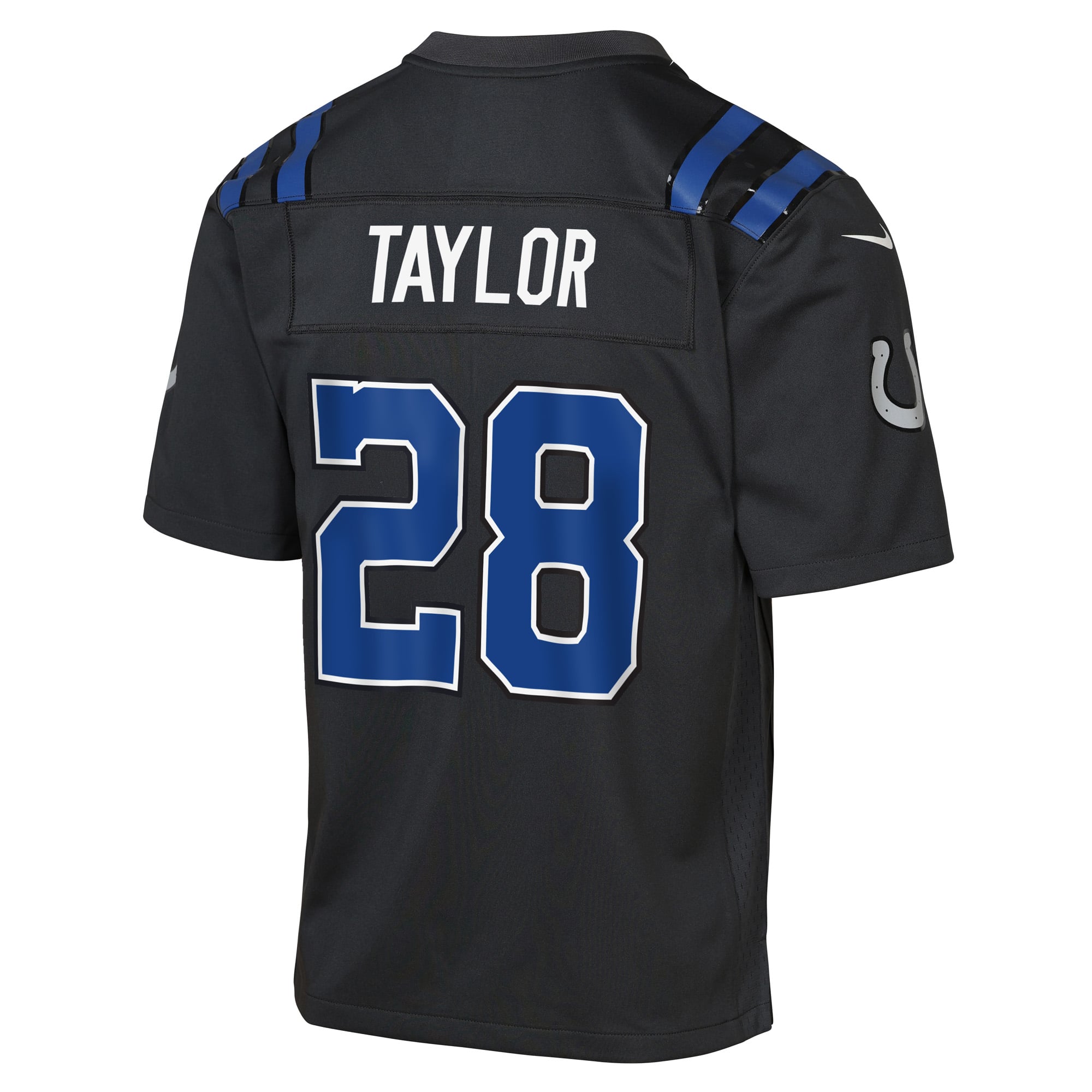 Youth Nike Jonathan Taylor Anthracite Indianapolis Colts 2026 Rivalries Collection Game Jersey
