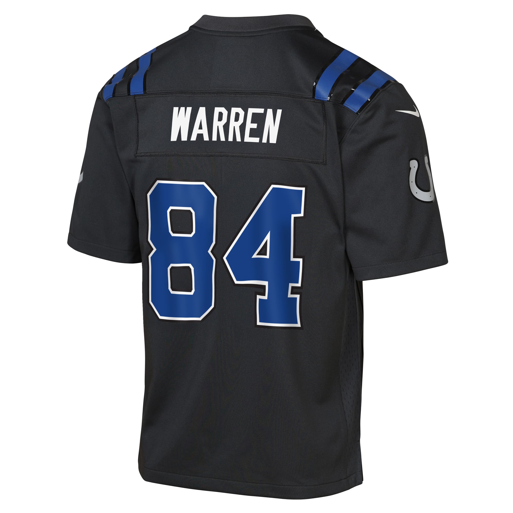 Youth Nike Tyler Warren Anthracite Indianapolis Colts 2026 Rivalries Collection Game Jersey