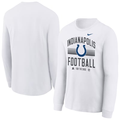 Indianapolis Colts Nike Youth Essential Long Sleeve T-Shirt - White