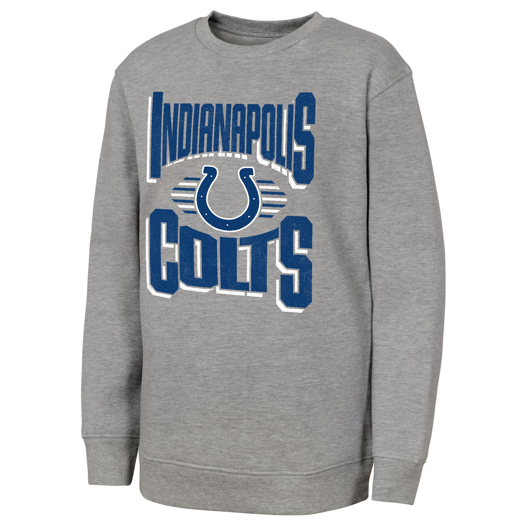 Youth Outerstuff Gray Indianapolis Colts Jet Stream Sweatshirt