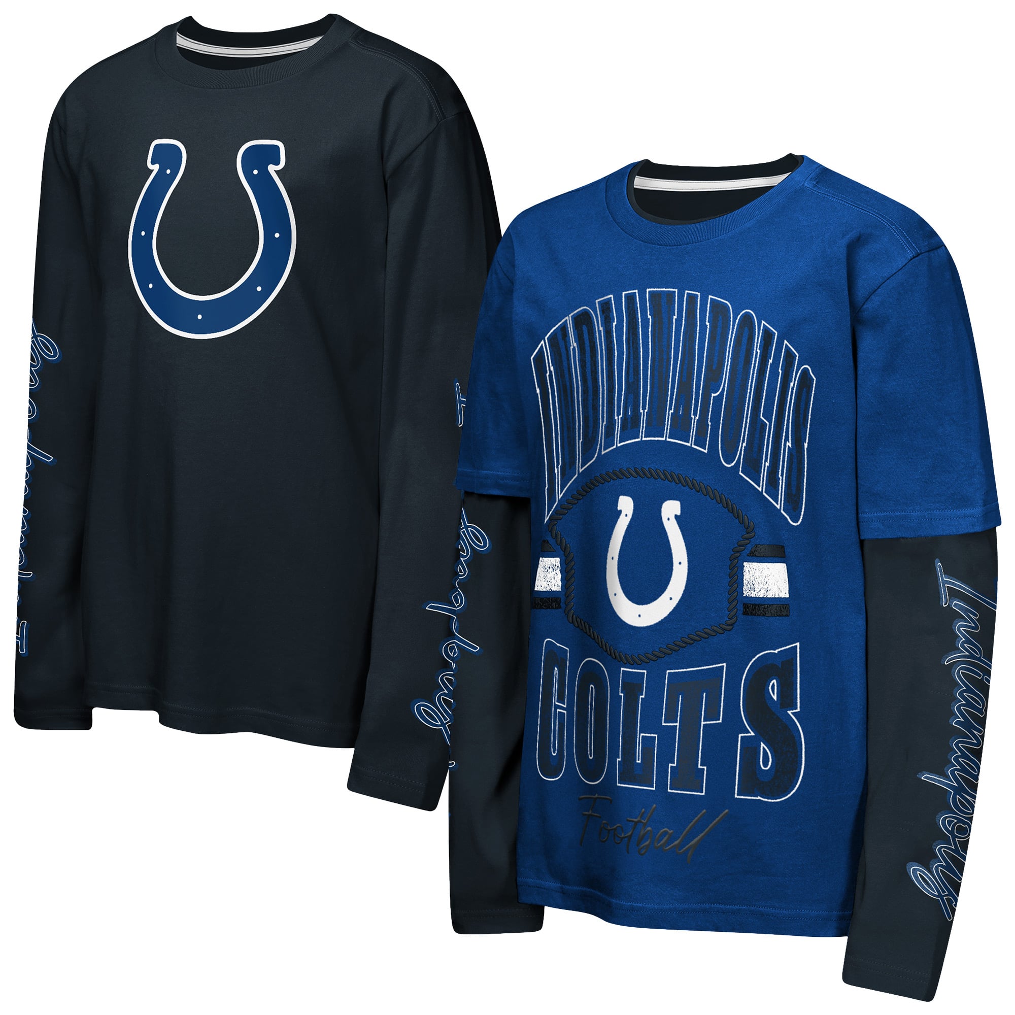 Youth Outerstuff Royal Indianapolis Colts Motion Combo Set