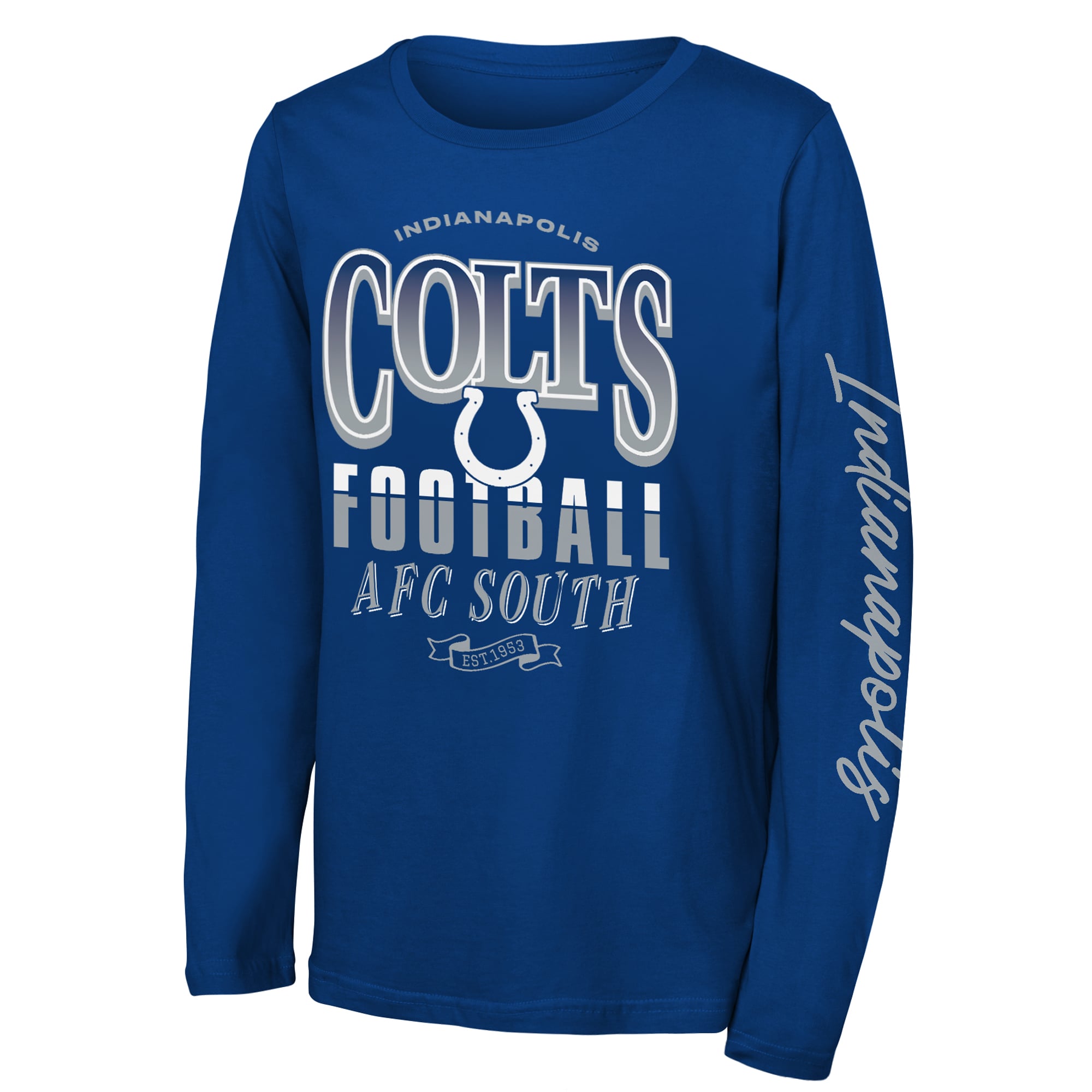 T-shirt à manches longues Youth Outerstuff Royal Indianapolis Colts Real Ones
