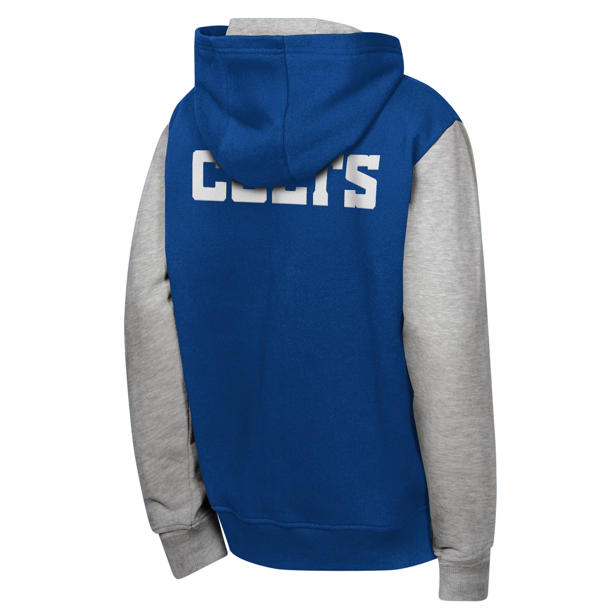 Sweat à capuche zippé Youth Outerstuff Royal Indianapolis Colts Stadium Colorblock