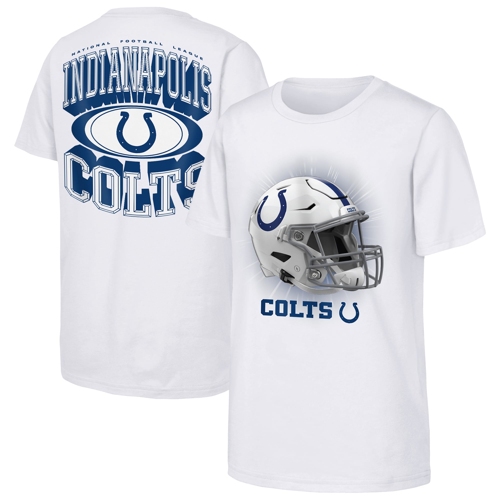 T-shirt blanc Outerstuff Youth Indianapolis Colts « Mentalité de gagnant »