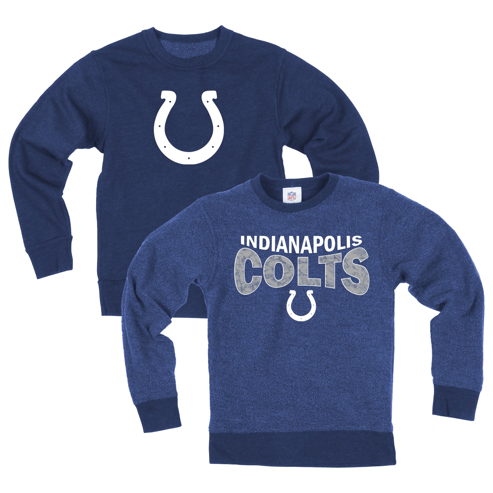 Sweat-shirt réversible en polaire pour jeunes Wes & Willy Royal Indianapolis Colts