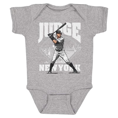 Aaron Judge 500 Level Infant Field Bodysuit - Heather Gray