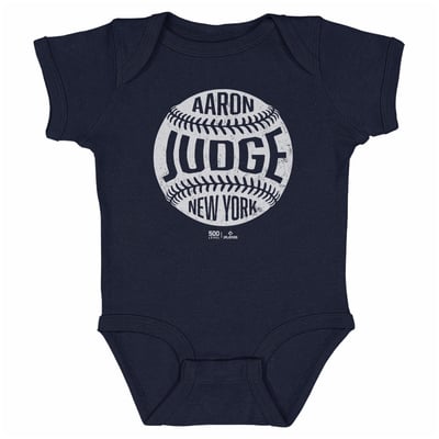 Aaron Judge 500 Level Infant Vintage Baseball Bodysuit - Navy