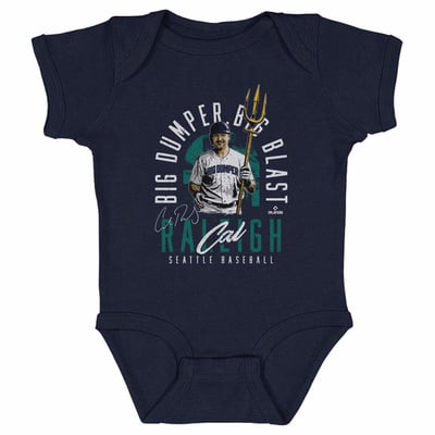 Cal Raleigh 500 Level Infant Big Dumper Big Blast Bodysuit - Navy