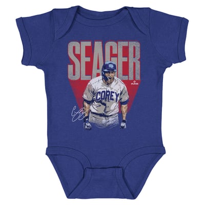 Corey Seager 500 Level Infant Bold Bodysuit - Royal