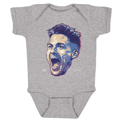 Enrique Hernández 500 Level Infant Scream Bodysuit - Heather Gray