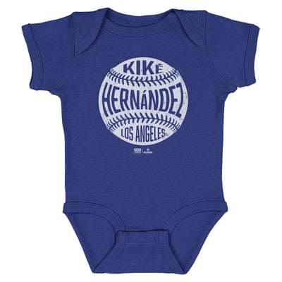 Enrique Hernández 500 Level Infant Vintage Baseball Bodysuit - Royal