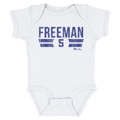 Freddie Freeman 500 Level Infant Font Bodysuit - White