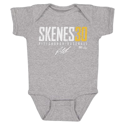 Paul Skenes 500 Level Infant Elite Bodysuit - Heather Gray