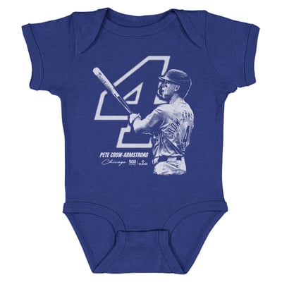 Pete Crow-Armstrong 500 Level Infant Bitmap Bodysuit - Royal