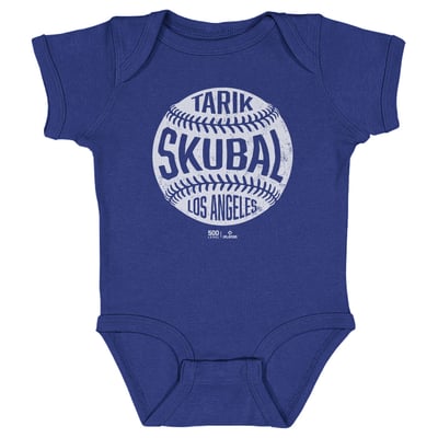 Tarik Skubal 500 Level Infant Vintage Baseball Bodysuit - Royal