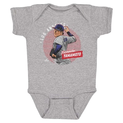 Yoshinobu Yamamoto 500 Level Infant Anime Bodysuit - Heather Gray