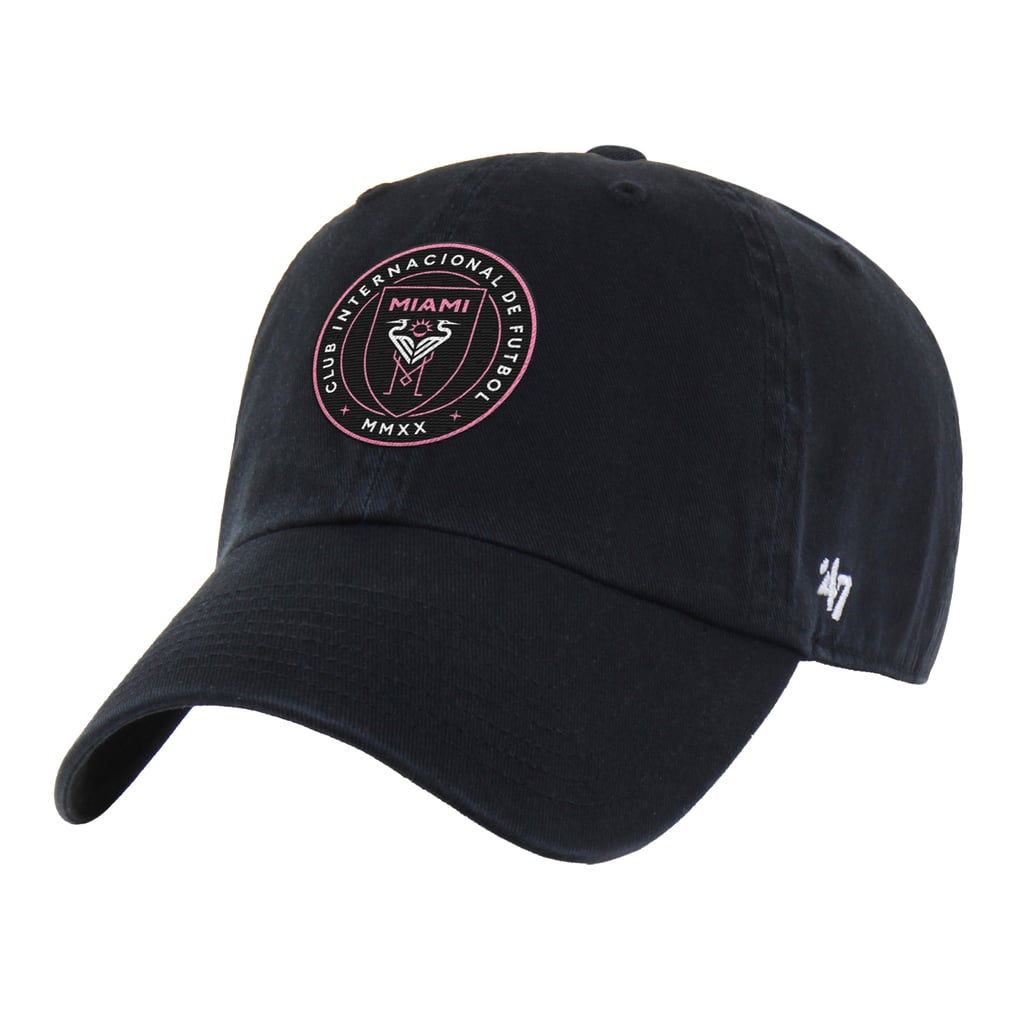 Men's Inter Miami CF '47 Black Clean-Up Adjustable Hat