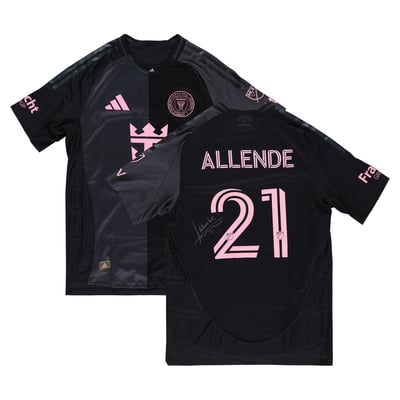 Tadeo Allende Inter Miami CF Autographed Fanatics Authentic Match-Used #21 Black Jersey from the 2025 MLS Season - Size L