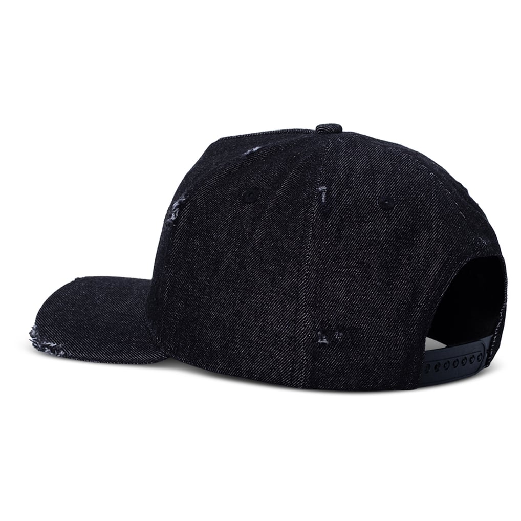 Unisex Inter Miami CF Live Breathe Futbol Black Distressed Snapback Hat