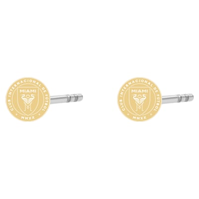 Inter Miami CF LUV AJ Women's Logo Studs - Gold