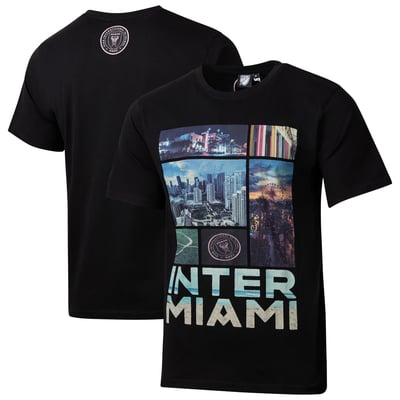Inter Miami CF Sport Design Sweden Youth City Explore Relaxed T-Shirt - Black
