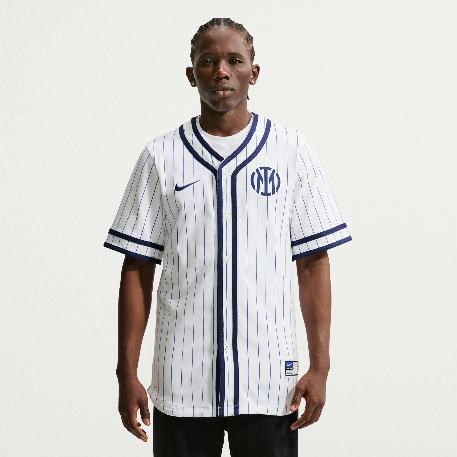 Maillot de baseball blanc Nike Inter Milan pour homme