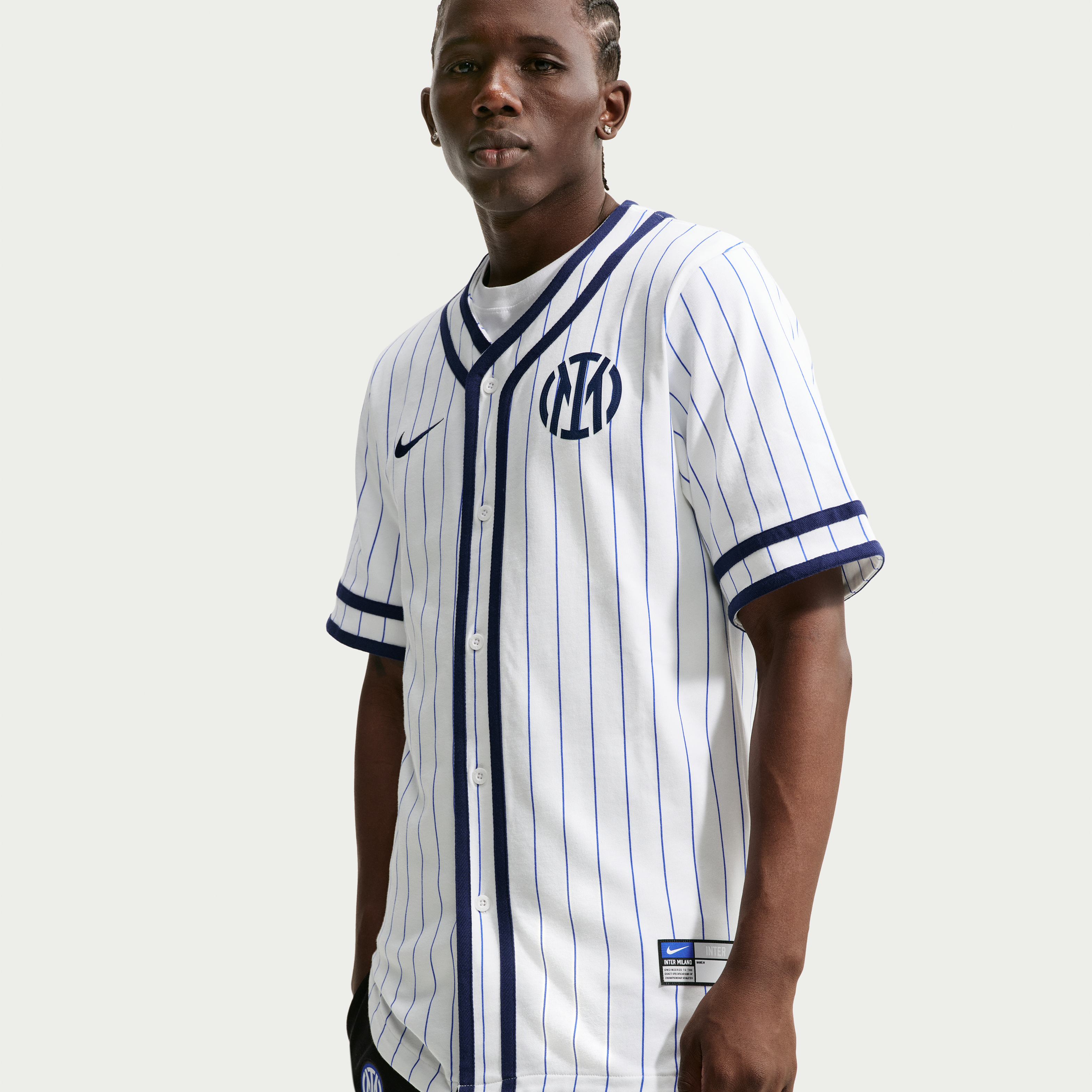 Maillot de baseball blanc Nike Inter Milan pour homme