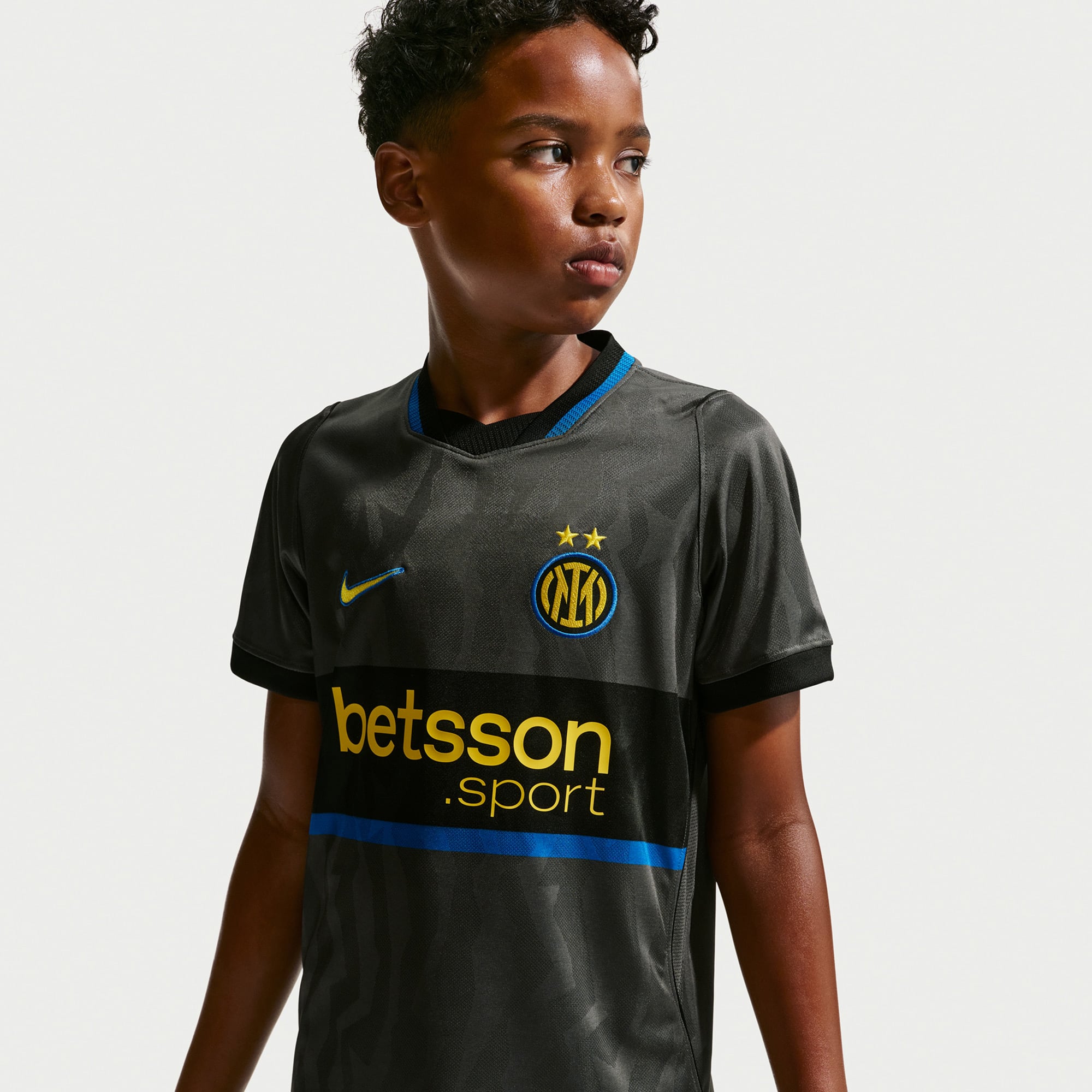 Maillot réplique Nike gris Inter Milan 2026/27 Third Stadium pour jeunes