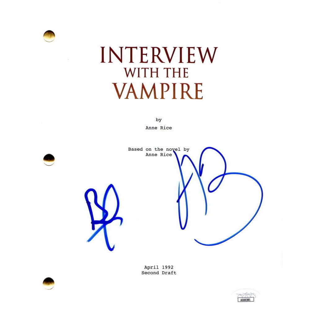 Animation Vampire Script Interview With A Vampire Antonio Banderas