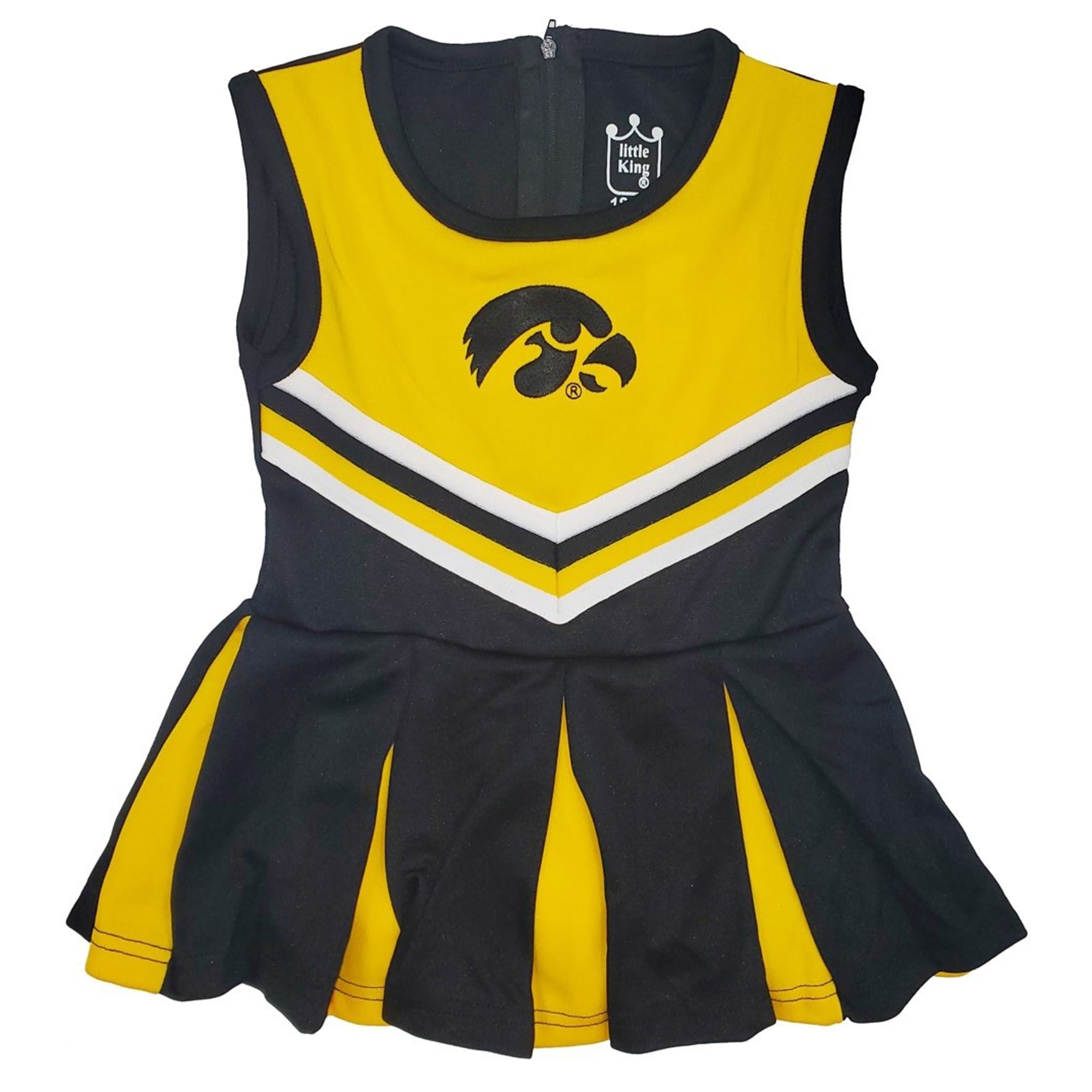 Girls Infant Black Iowa Hawkeyes Cheer Jumper