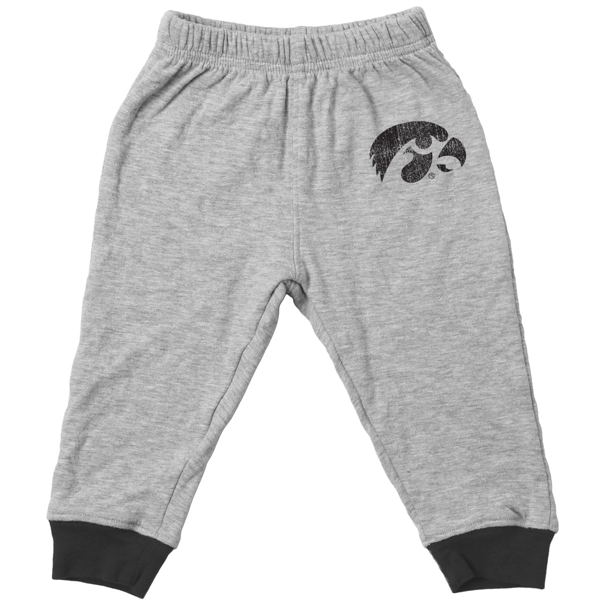 Infant Wes & Willy Heather Gray Iowa Hawkeyes Jie Hopper Set