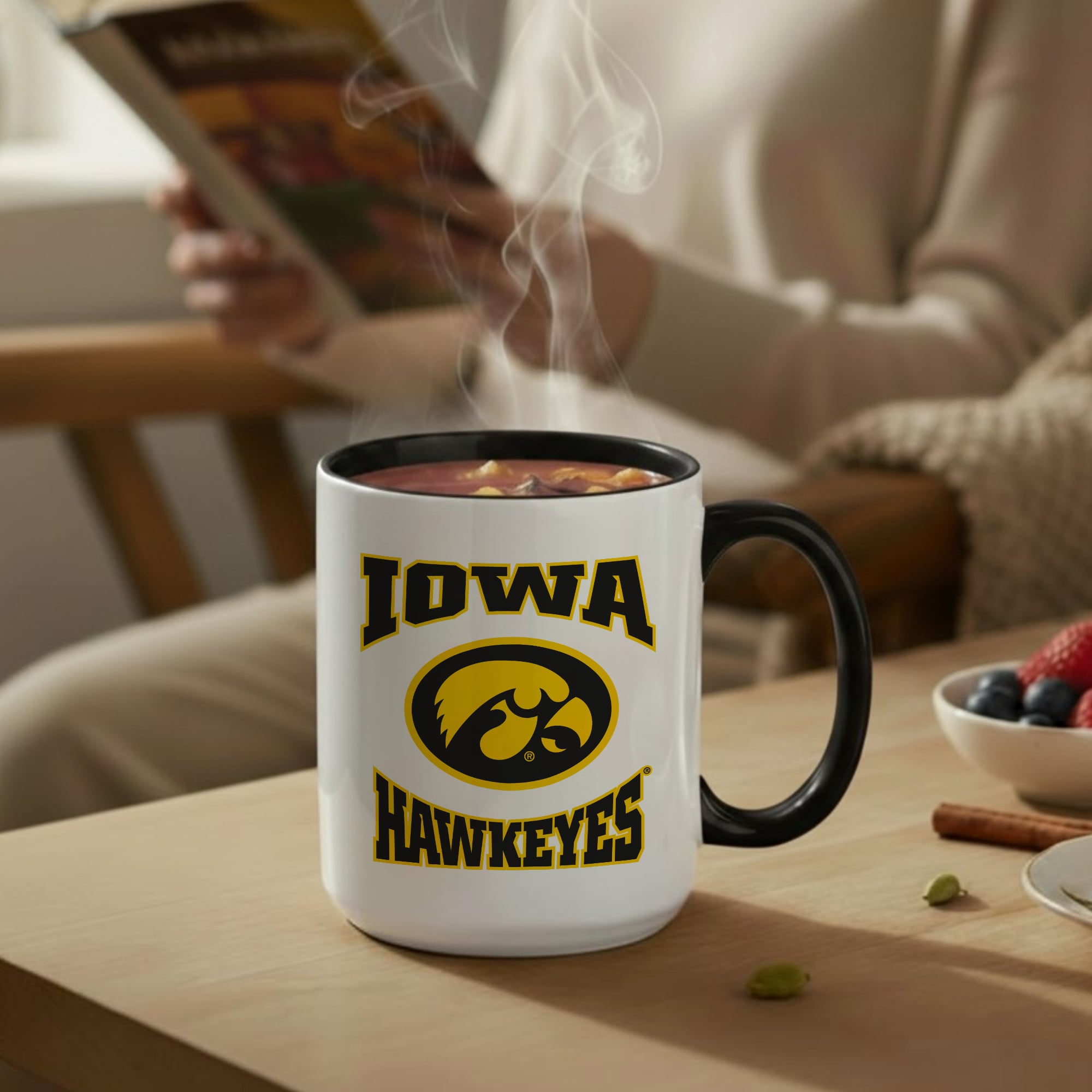 Iowa Hawkeyes Two-Piece 15oz. Combo Mug Set