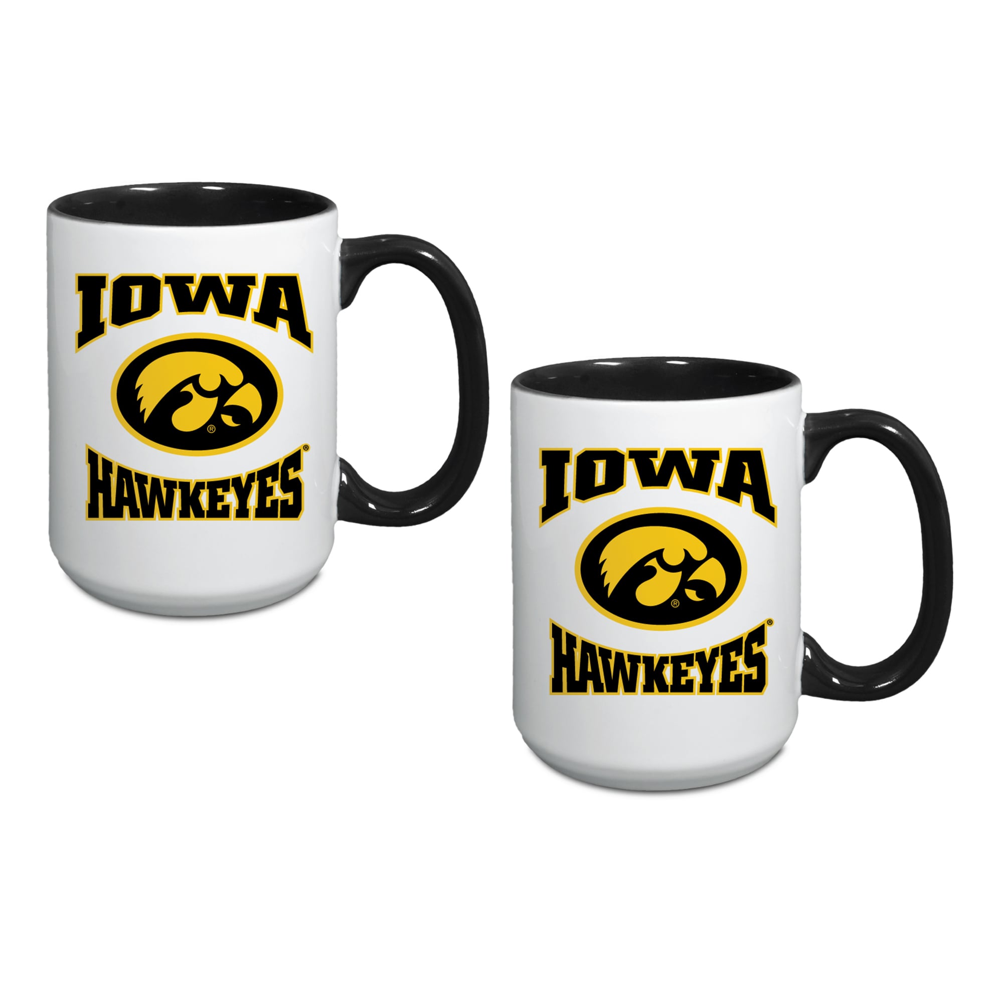 Iowa Hawkeyes Two-Piece 15oz. Combo Mug Set