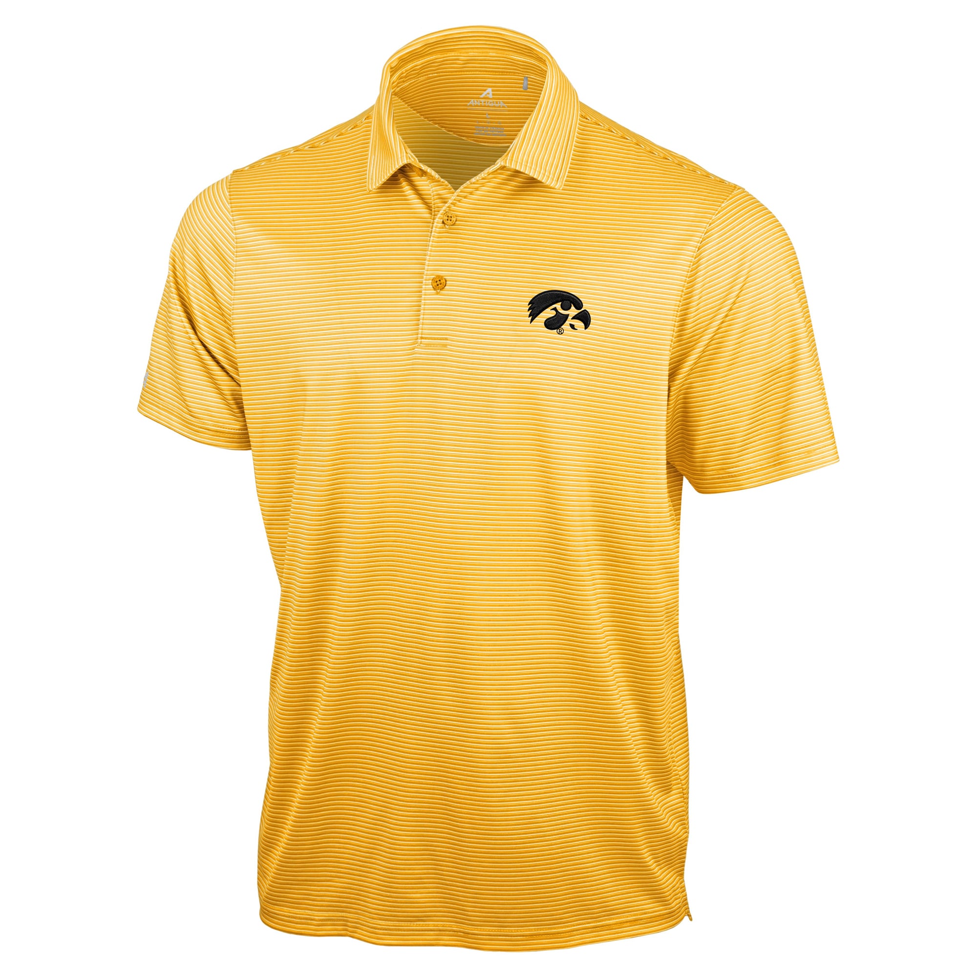 Polo Antigua Gold Iowa Hawkeyes Lineage pour homme