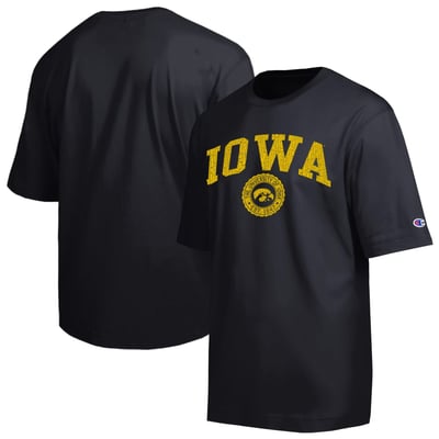 T-shirt noir Iowa Hawkeyes Champion Scholar All-Star