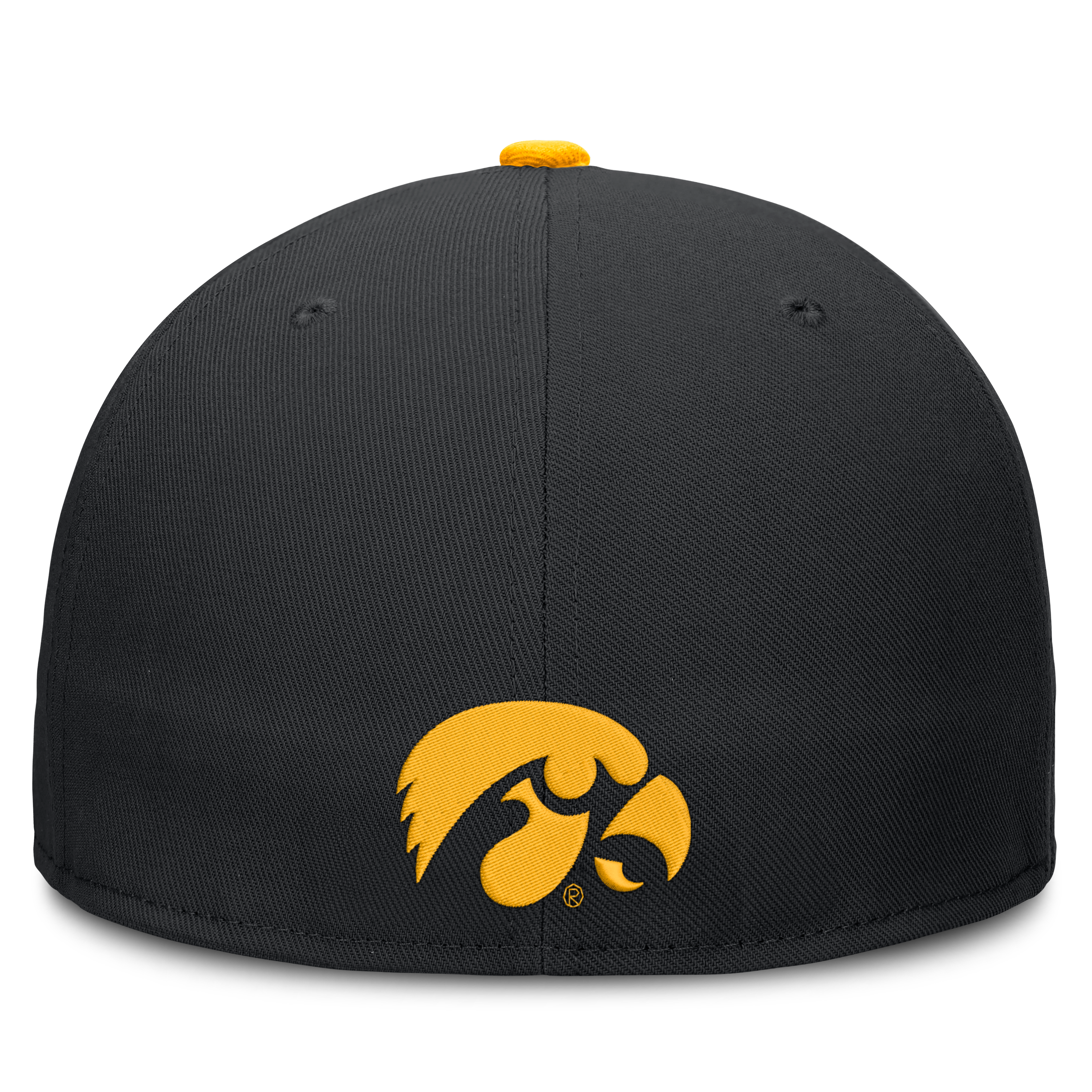 Casquette ajustée Nike Iowa Hawkeyes Dri-FIT Primetime Script noire pour homme