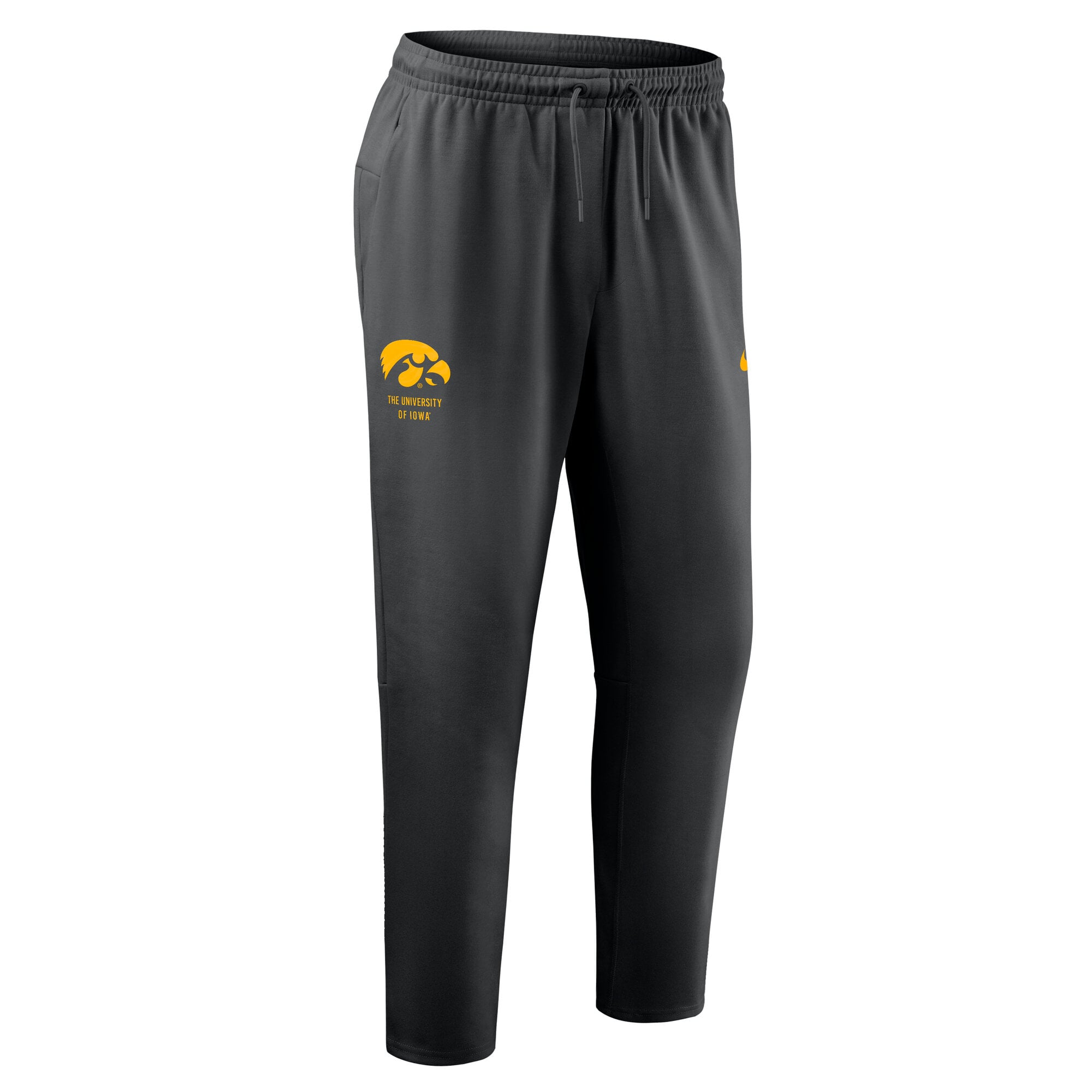 Men's Nike Black Iowa Hawkeyes Primary Dri-FIT Taper Pants