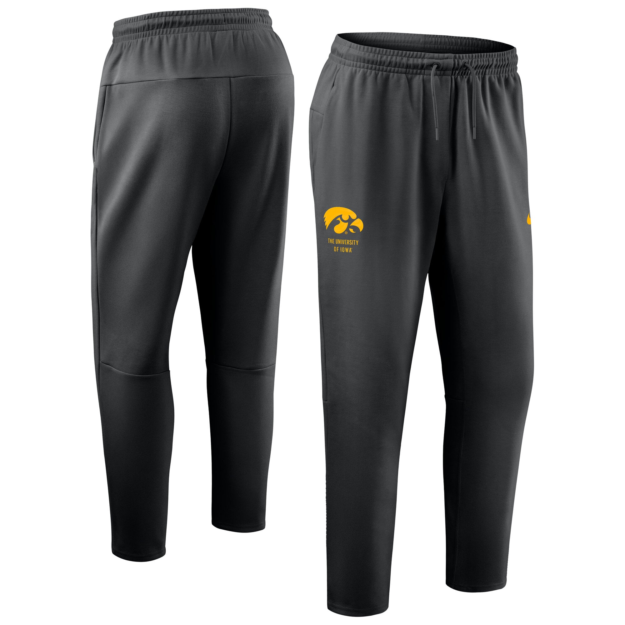 Men's Nike Black Iowa Hawkeyes Primary Dri-FIT Taper Pants