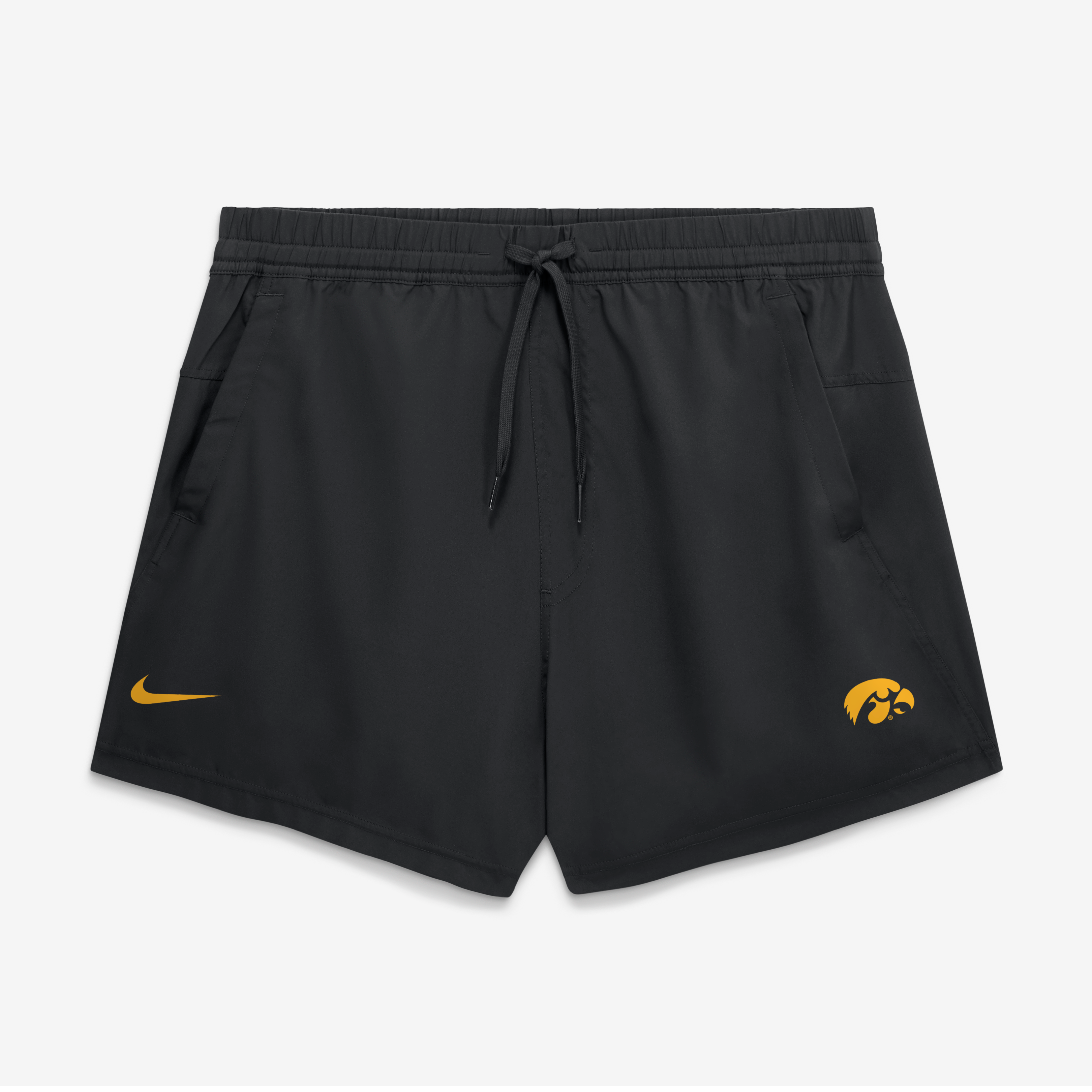 Men's Nike Black Iowa Hawkeyes Primary Logo Form Dri-FIT Shorts