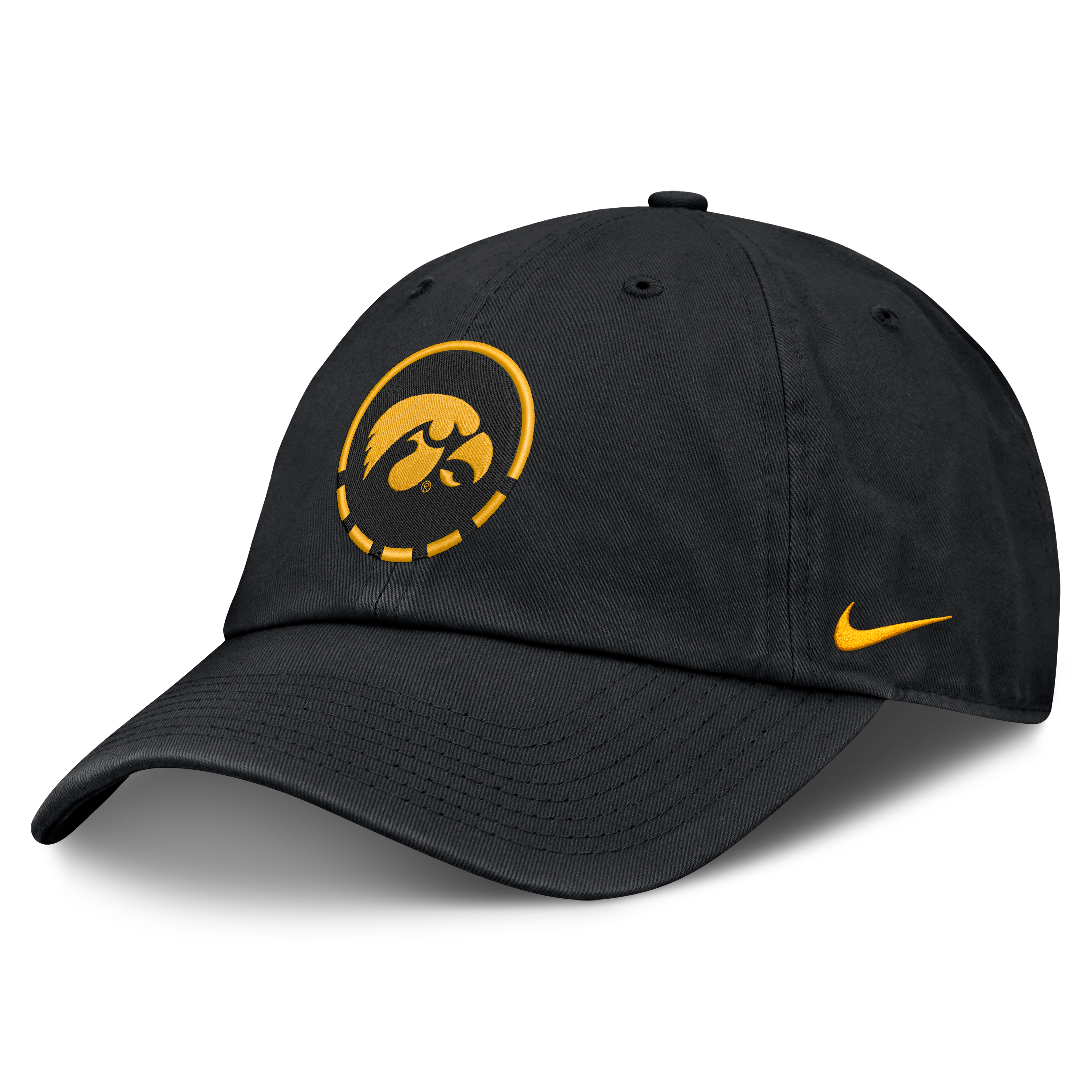 Casquette ajustable Nike noire Iowa Hawkeyes Primetime Basketball Club pour homme