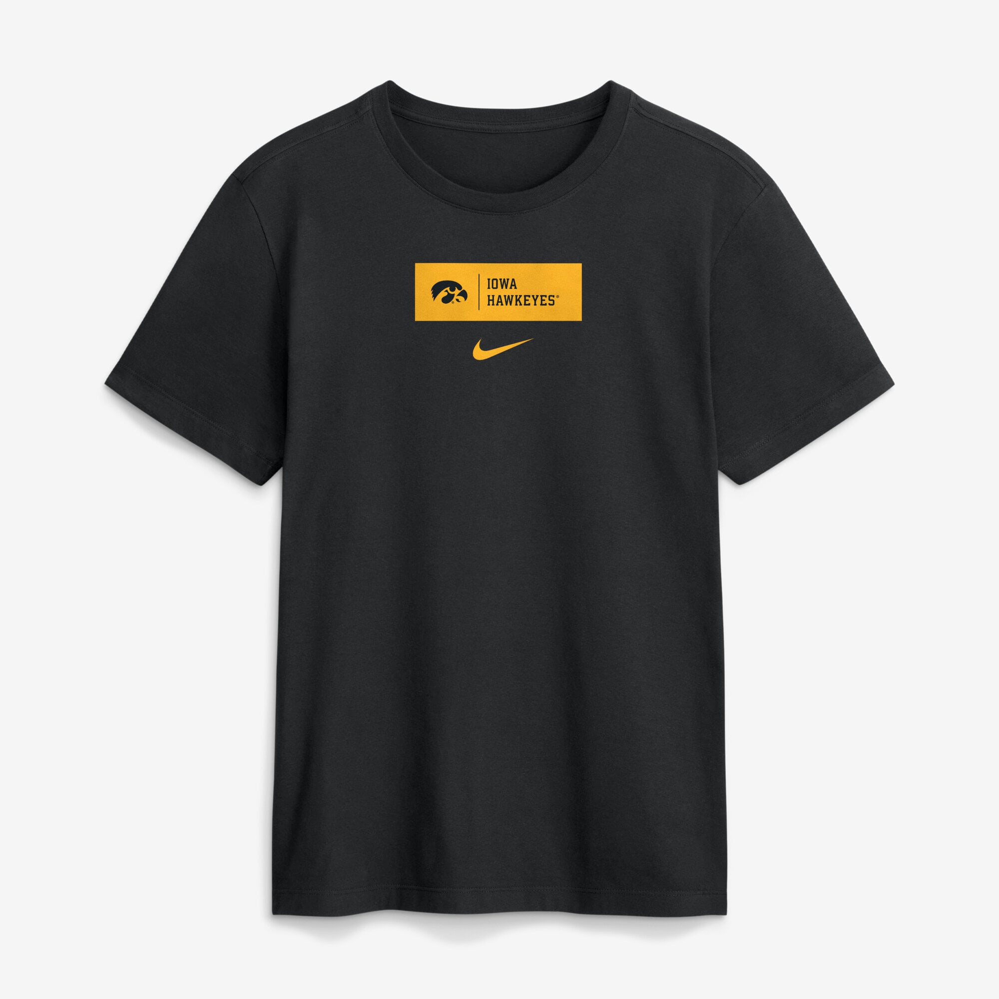 Men's Nike Black Iowa Hawkeyes Primetime Crew T-Shirt
