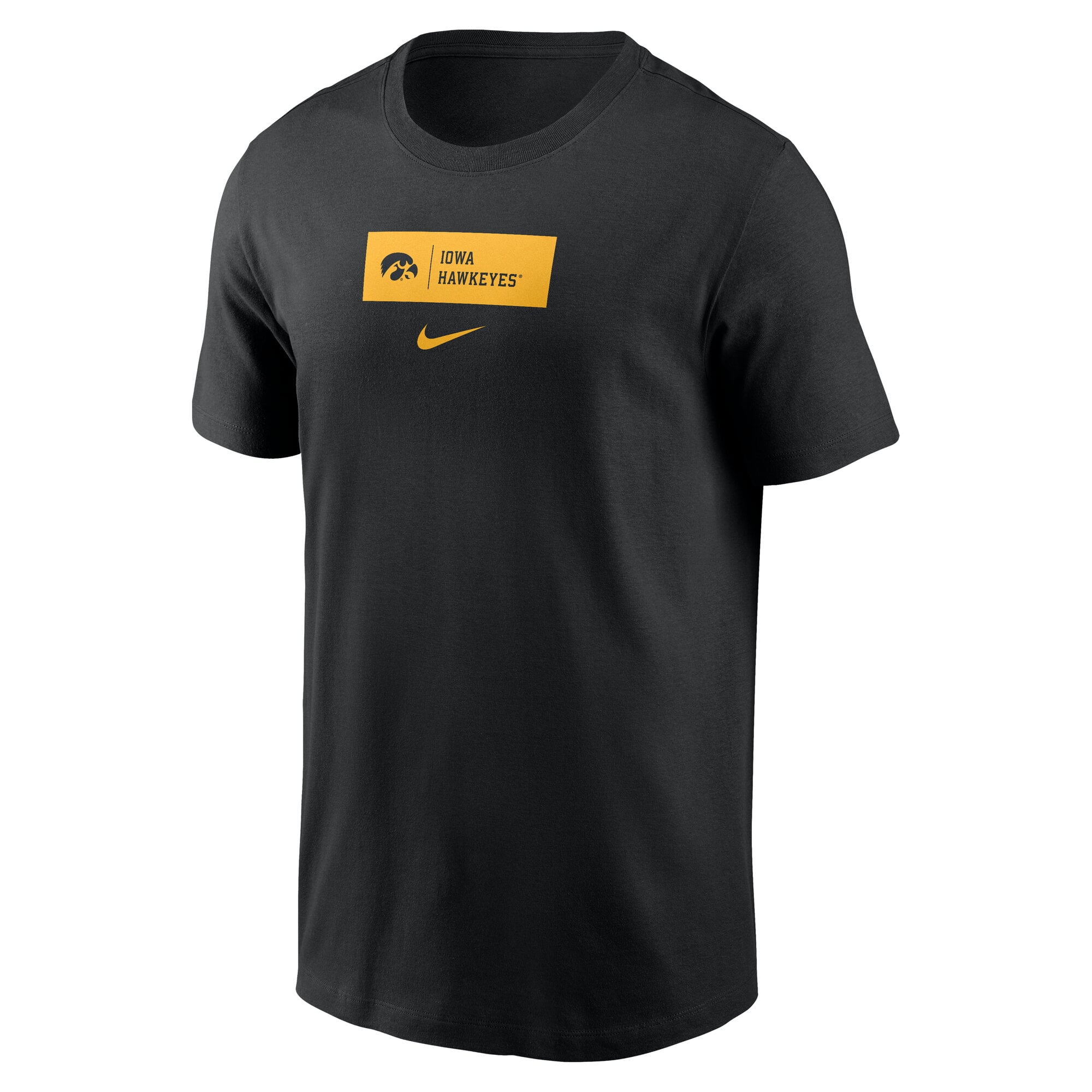 Men's Nike Black Iowa Hawkeyes Primetime Crew T-Shirt