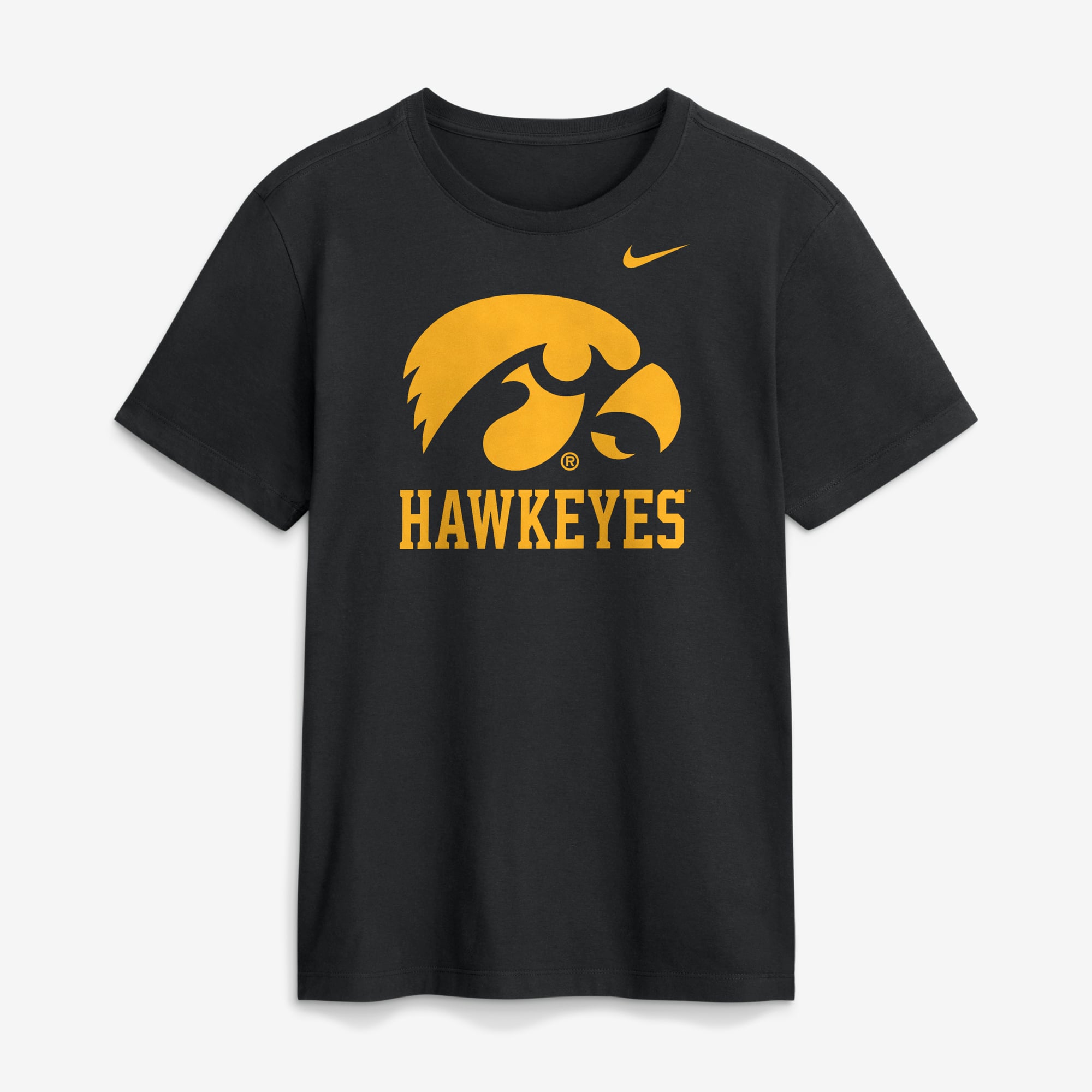 Men's Nike Black Iowa Hawkeyes Primetime Logo Mantra T-Shirt