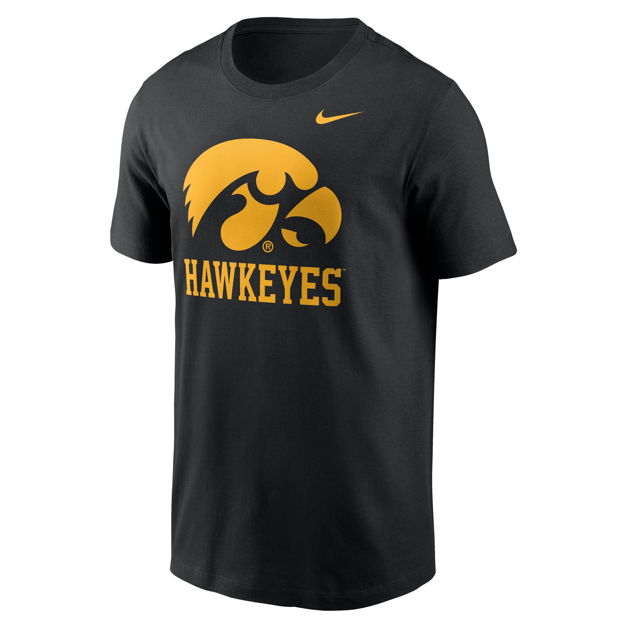 Men's Nike Black Iowa Hawkeyes Primetime Logo Mantra T-Shirt
