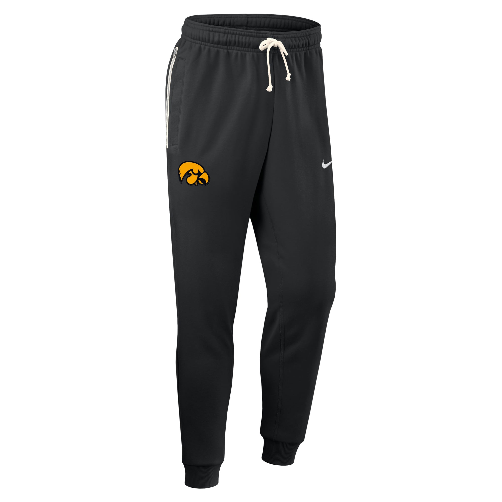 Men's Nike Black Iowa Hawkeyes Sideline Standard Issue Dri-FIT Taper Pants