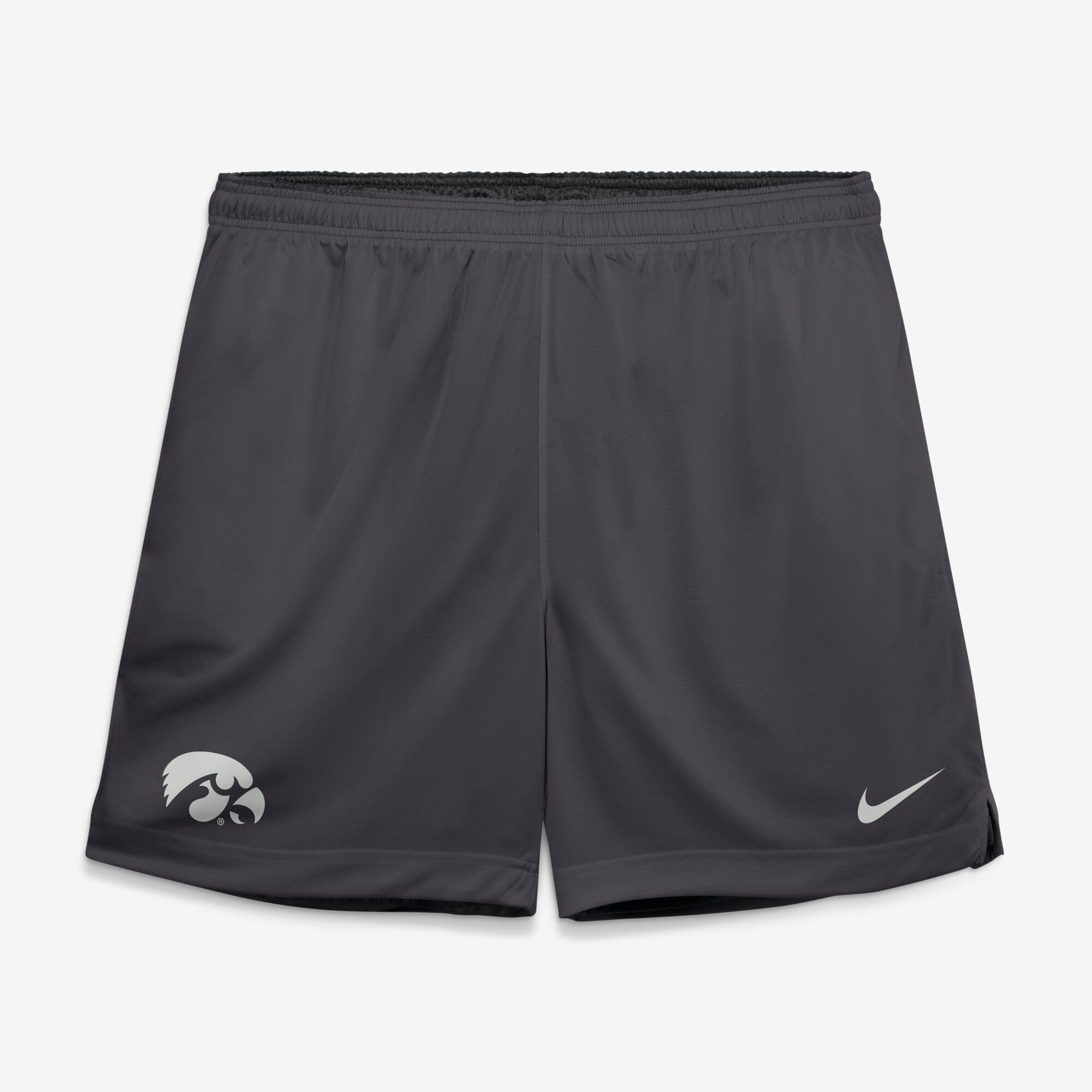 Short réversible Nike Dri-FIT noir/anthracite Iowa Hawkeyes 2026 Sideline Standard Issue pour homme