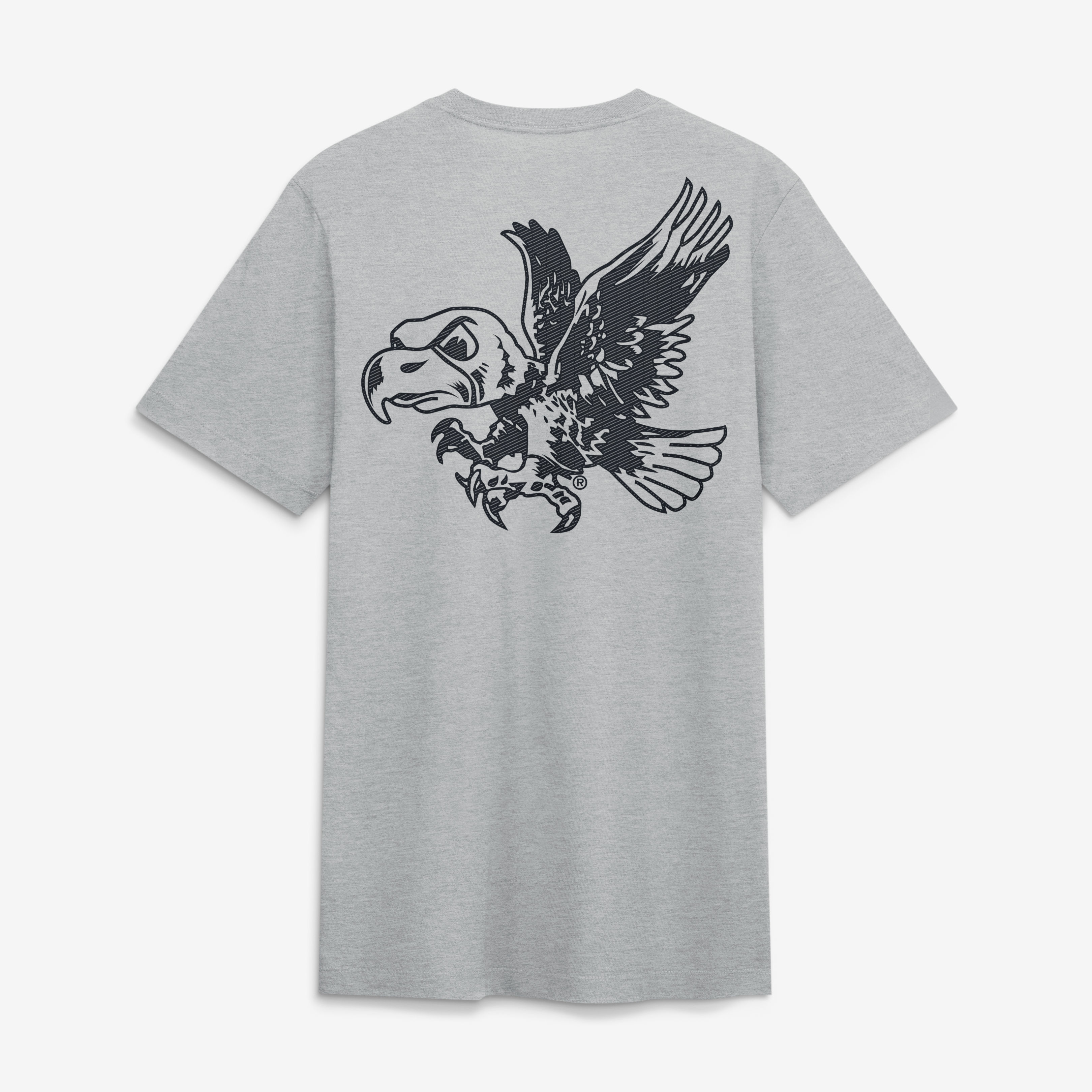Men's Nike  Heather Gray Iowa Hawkeyes Arch Wordmark Legacy Tri-Blend T-Shirt